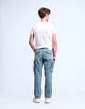 Flying Machine Cobain Loose Fit Blue Jeans