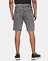 Calvin Klein Men Grey Side Tape Slim Fit Denim Shorts
