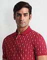 Arrow Sports Geometric Print Regular Polo Shirt