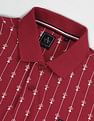 Arrow Sports Geometric Print Regular Polo Shirt