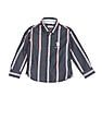 U.S. Polo Assn. Kids Boys Rounded Cuff Striped Shirt