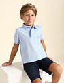 U.S. Polo Assn. Kids Boys Regular Fit Solid Polo Shirt