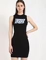 Tommy Hilfiger Cotton Crew Neck Bodycon Dress