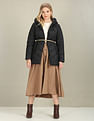 U.S. Polo Assn. Women Longline Puffer Hooded Jacket