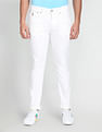 U.S. Polo Assn. Denim Co. Brandon Slim Tapered White Jeans
