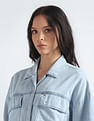 Tommy Hilfiger Chambray Crop Top