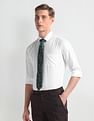 Arrow Cotton Patterned Twill Shirt