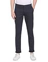 AD by Arvind Modern Slim Fit Smart Flex Chinos