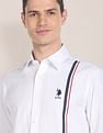 U.S. Polo Assn. Vertical Brand Stripe Cotton Shirt