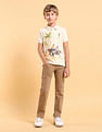 U.S. Polo Assn. Kids Boys Regular Fit Graphic Printed Polo Shirt