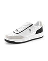 U.S. Polo Assn. Men Trenno White Retro Court Sneakers