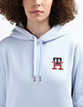 Tommy Hilfiger Embroidered Monogram Hooded Sweatshirt