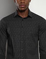 Calvin Klein Brand Print Poplin Shirt