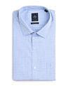 Arrow Manhattan Slim Fit Graph Checked Velocity Shirt