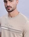 Tommy Hilfiger Mens Beige Logo T-Shirts