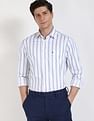 Tommy Hilfiger Striped Regular-Fit Cotton Shirt