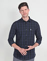 U.S. Polo Assn. Denim Co. Plaid Check Cotton Twill Shirt