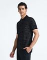 Flying Machine All Over Print Cotton Polo Shirt