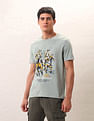 U.S. Polo Assn. Denim Co. Brand Printed Pure Cotton T-Shirt