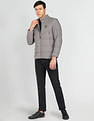 U.S. Polo Assn. Denim Co. Detachable Hood Heathered Heat Tech Jacket