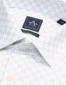 Arrow Geometric Printed Manhattan Slim Fit Shirt