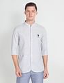 U.S. Polo Assn. Denim Co. Vertical Stripe Cotton Shirt
