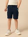 U.S. Polo Assn. Kids Boys Pure Cotton Solid Shorts