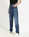 Tommy Hilfiger Mid-Wash Slim-Fit Mid-Rise Jeans