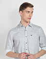 Arrow Sports Spread Collar Floral Print Shirt