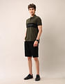 U.S. Polo Assn. Denim Co. Brand Printed Pure Cotton Polo Shirt