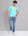 AD by Arvind Crew Neck Printed T-Shirt