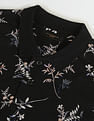 Flying Machine Floral Print Cotton Polo Shirt