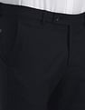 Arrow Slim Fit Solid Trousers