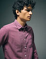 Flying Machine Solid Slim Fit Shirt