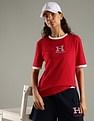 Tommy Hilfiger Printed Regular Fit Cotton T-Shirt