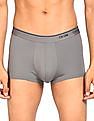 Calvin Klein Underwear Men Grey Low Rise Solid Trunks