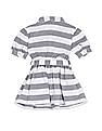 U.S. Polo Assn. Kids Horizontal Stripe Flared Dress