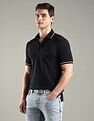 Tommy Hilfiger Solid Slim-Fit Cotton Polo T-Shirt