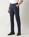 Arrow Slim Fit Solid Trousers