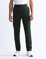 USPA Active Slim Fit Solid Active Track Pants