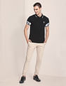 U.S. Polo Assn. Austin Trim Fit Textured Casual Trousers
