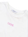 U.S. Polo Assn. Kids Girls Regular Fit T-Shirt