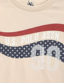 U.S. Polo Assn. Kids Boys Crew Neck Graphic Print T-Shirt