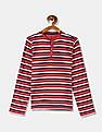 U.S. Polo Assn. Kids Boys Striped Henley T-Shirt