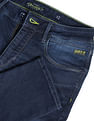 Flying Machine Mid Rise Denim Weave Whiskered Jeans