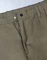Flying Machine Loose Fit Solid Twill Cargo