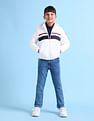 U.S. Polo Assn. Kids Hooded Reversible Jacket