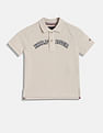 Tommy Hilfiger Kids Boys Logo Regular-Fit Cotton Polo T-Shirt