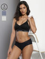 Calvin Klein Underwear Mid Rise Solid Hipster Panties - Pack Of 3