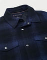 Tommy Hilfiger Tartan Checked Wool Overshirt